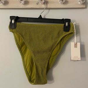 Good American high-waisted bikini bottom